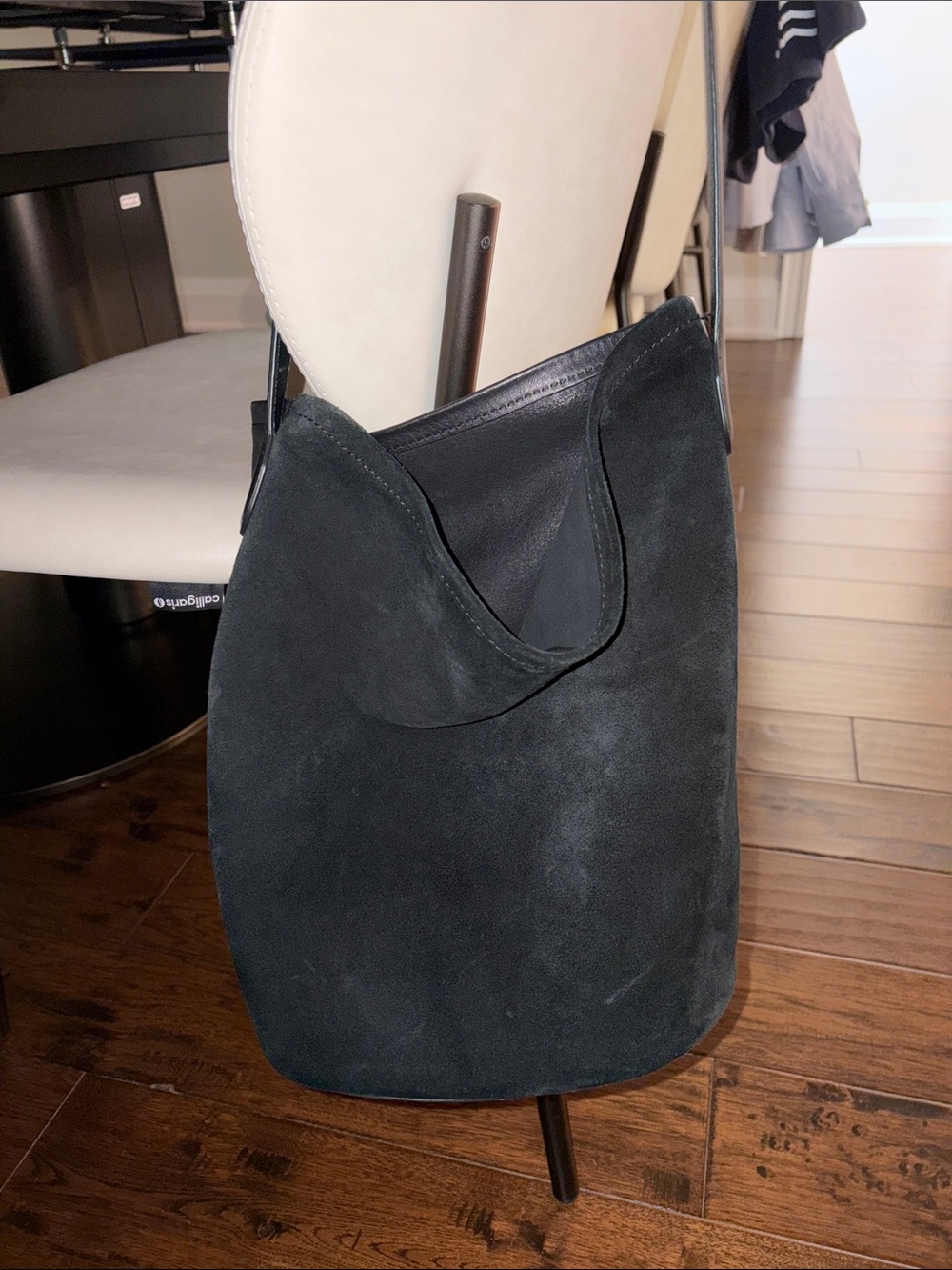 J. Crew Black Suede Bag